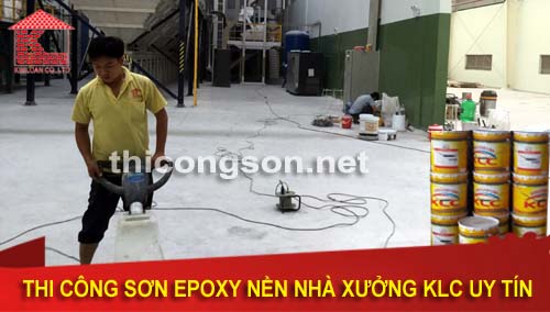 sơn epoxy nền nhà xưởng