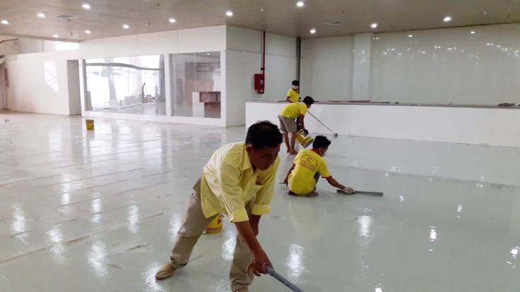 Biện pháp thi công sơn epoxy nền nhà xưởng theo đúng quy trình