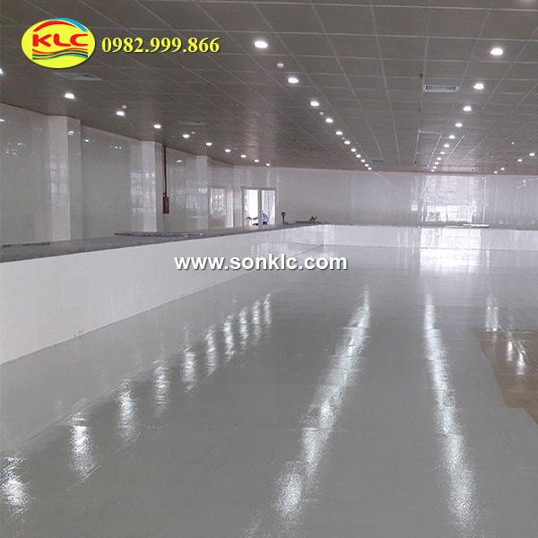 Quy trình thi công sơn epoxy chống bụi sàn xưởng giấy 41 thi công sơn