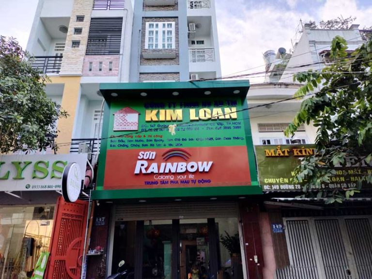 Giới thiệu về cửa hàng kinh doanh sơn Kim Loan