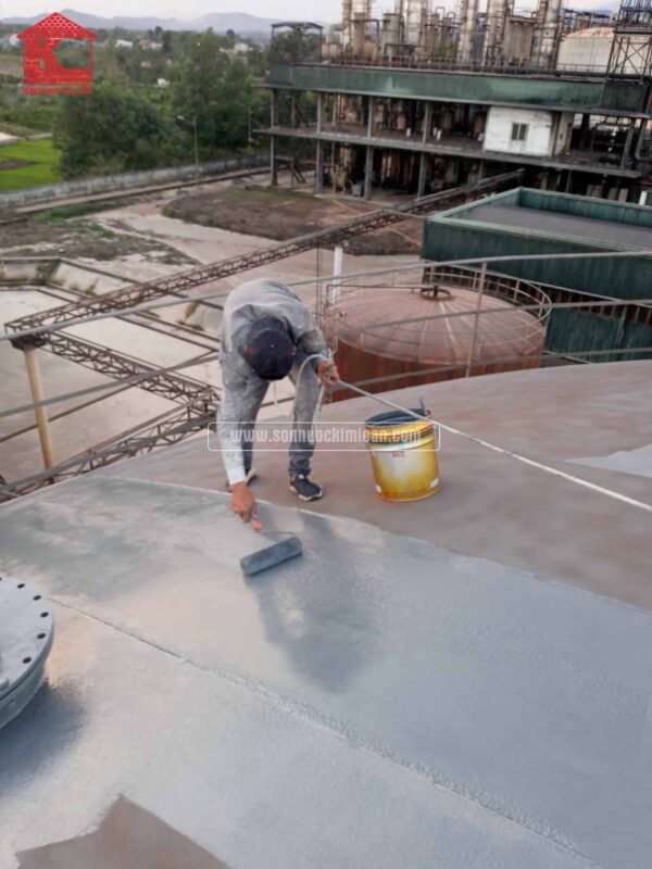 Quy trình thi công sơn epoxy sàn đấu tennis đạt tiêu chuẩn tại Công Ty Kim Loan 36 sơn epoxy